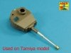 Aber 48L-06 German 88mm KwK 36 L/56 Tiger I Early Barrel (For AFV Club / Tamiya) 1:48